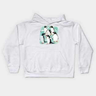 Waddle of Penguins Kids Hoodie